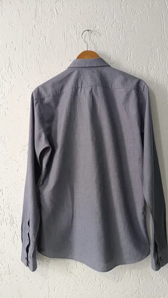 Camisa masculina Slim HUGO algodão tamanho G Hugo Boss