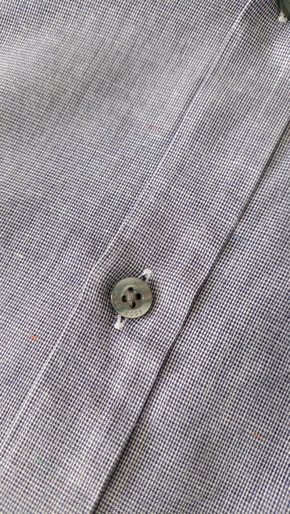 Camisa masculina Slim HUGO algodão tamanho G Hugo Boss