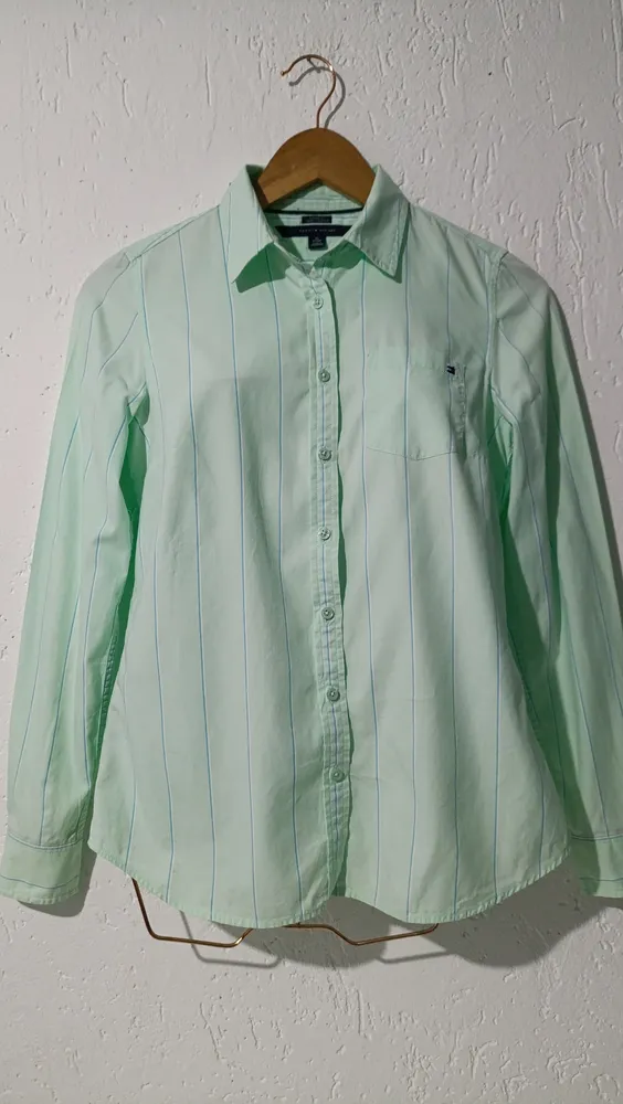 Camisa feminina classic fit Tam PP Tommy Hilfiger