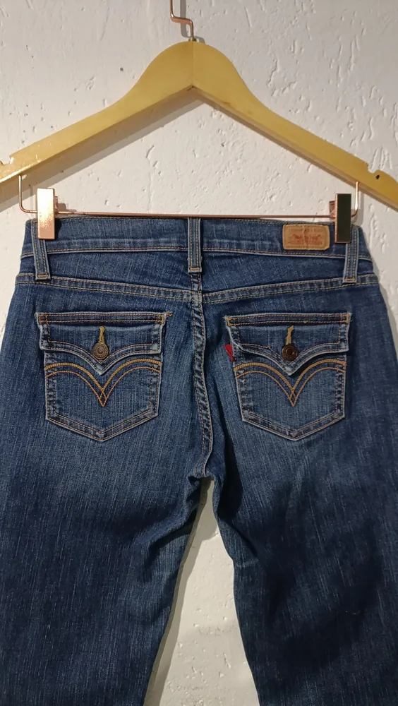 Calça jeans 524 skinny cintura super baixa 36