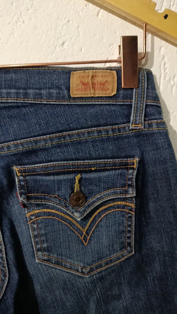 Calça jeans 524 skinny cintura super baixa 36