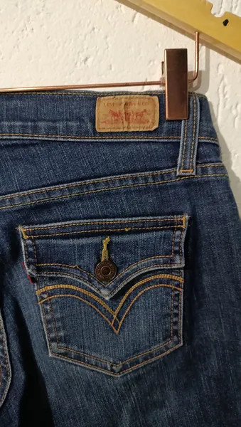 Calça jeans 524 skinny cintura super baixa 36