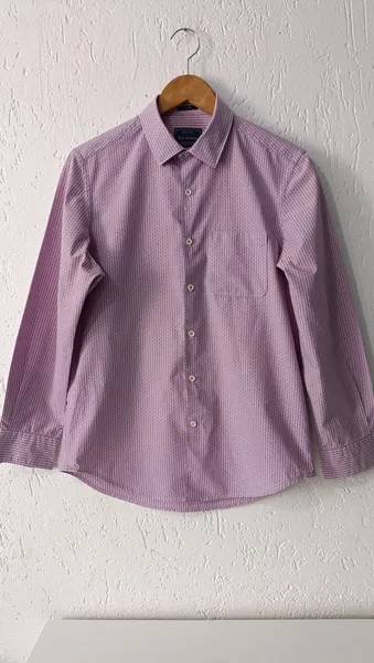 Camisa masculina custom fit Tam P Richards