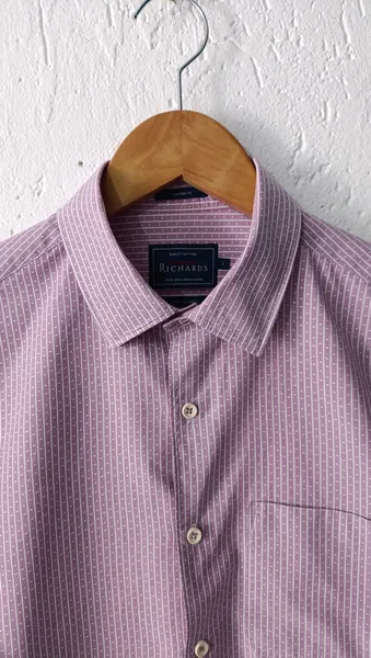 Camisa masculina custom fit Tam P Richards