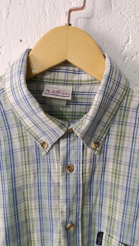Camisa vintage com CGC Tam G M.Officer