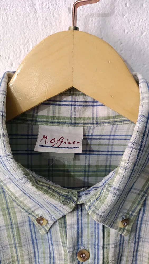 Camisa vintage com CGC Tam G M.Officer