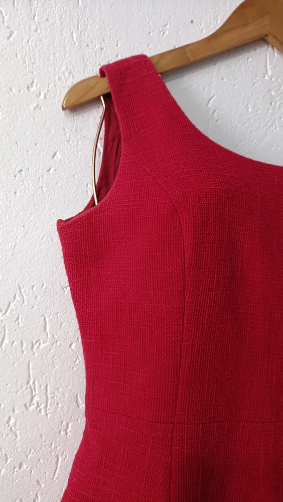 Vestido alfaiataria G vermelho Brooksfield