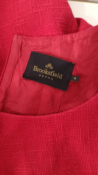 Vestido alfaiataria G vermelho Brooksfield