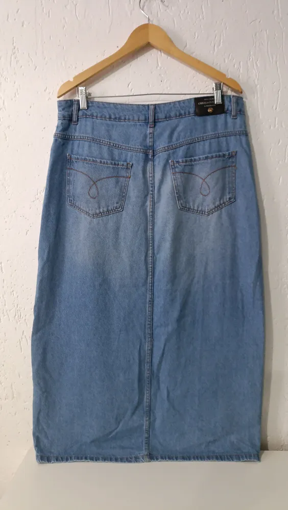 Saia jeans longa Tam 44 Canal da Mancha