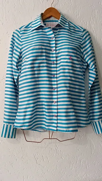 Camisa listrada Tam 38 Dudalina