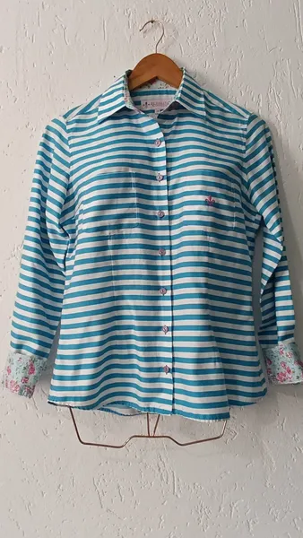 Camisa listrada Tam 38 Dudalina