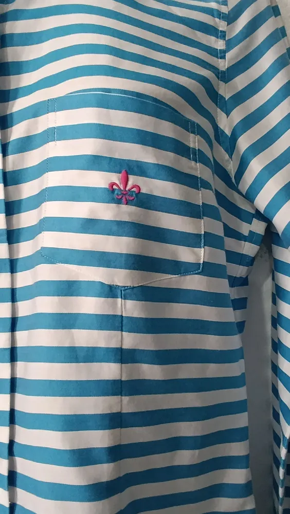 Camisa listrada Tam 38 Dudalina