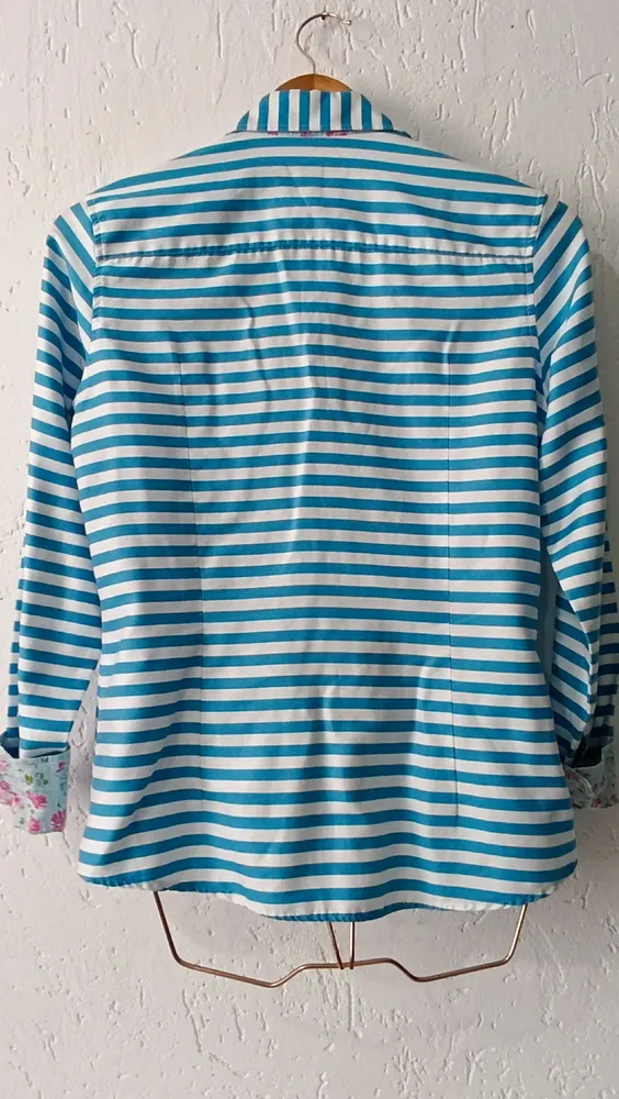 Camisa listrada Tam 38 Dudalina