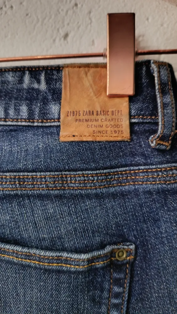 Calça jeans skinny Tam 34 Z1975 Zara
