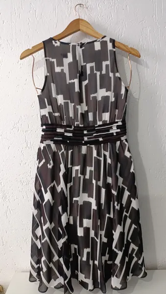 Vestido estampa geométrica 4P Ann Taylor Petites