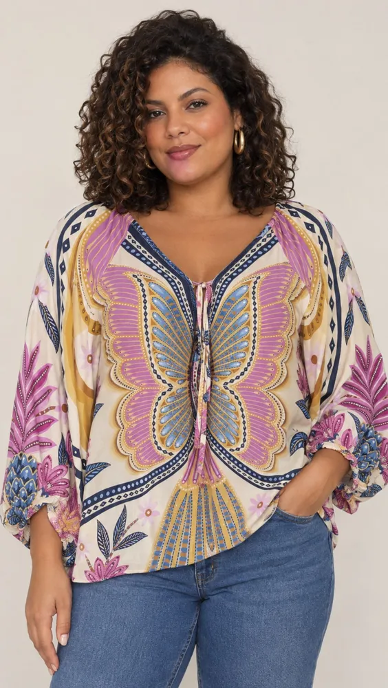 Bata Doce Vôo lilás Tam G Farm