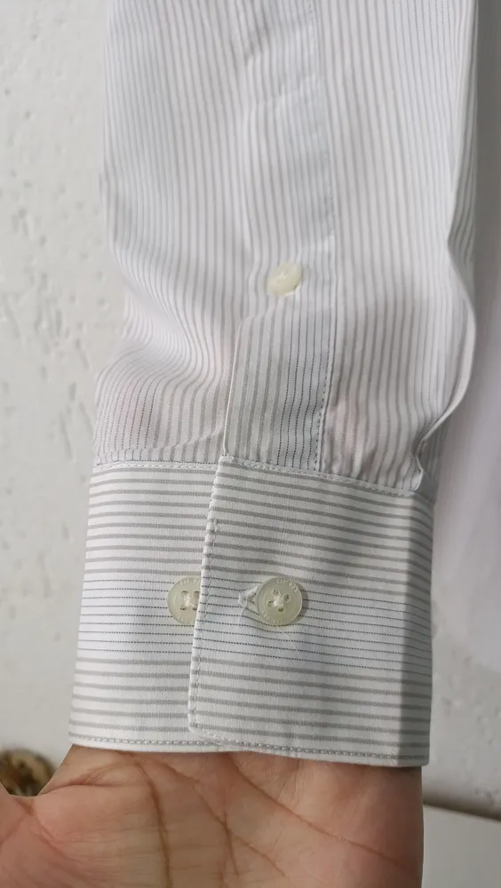 Camisa masculina slim fit Tam P DKNY