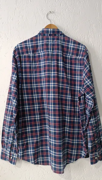 Camisa masculina xadrez Tam G Tommy Hilfiger