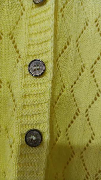 Cardigan tricot amarelo G