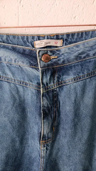 Calça Jeans Mom 52 Plus Baggy Razon Jeans
