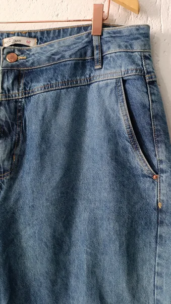 Calça Jeans Mom 52 Plus Baggy Razon Jeans