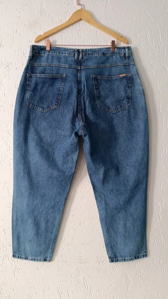 Calça Jeans Mom 52 Plus Baggy Razon Jeans