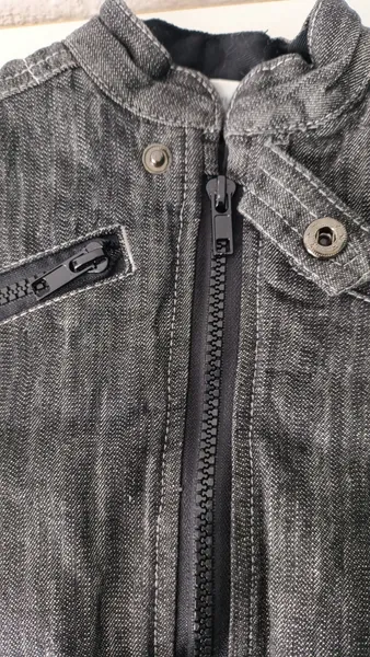 Jaqueta jeans preta GG (9 a 12 meses) Baby Way