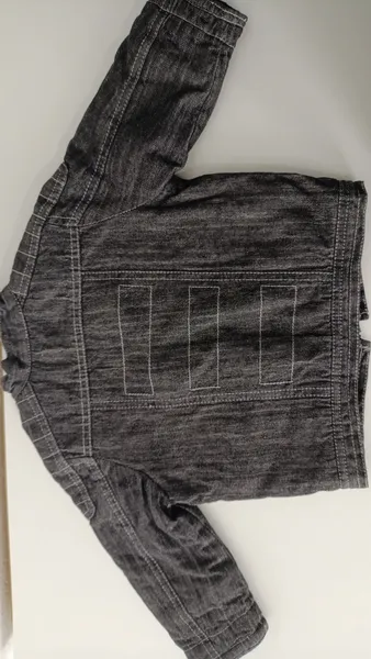 Jaqueta jeans preta GG (9 a 12 meses) Baby Way