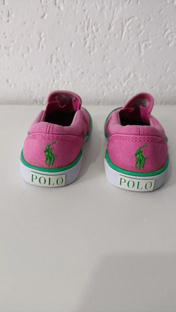 Tênis slip on infantil tamanho 22 Ralph Lauren