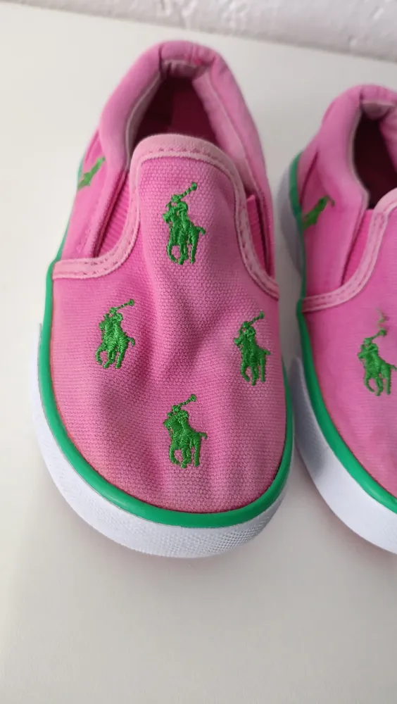 Tênis slip on infantil tamanho 22 Ralph Lauren