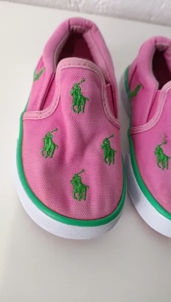 Tênis slip on infantil tamanho 22 Ralph Lauren