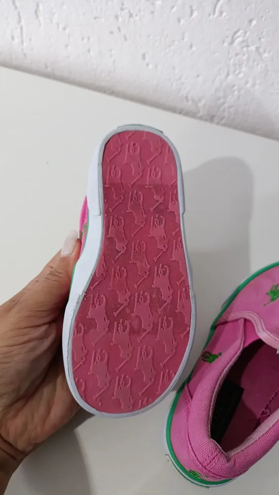 Tênis slip on infantil tamanho 22 Ralph Lauren