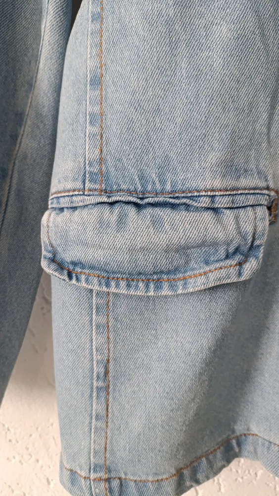 Blazer jeans alongado M Morina