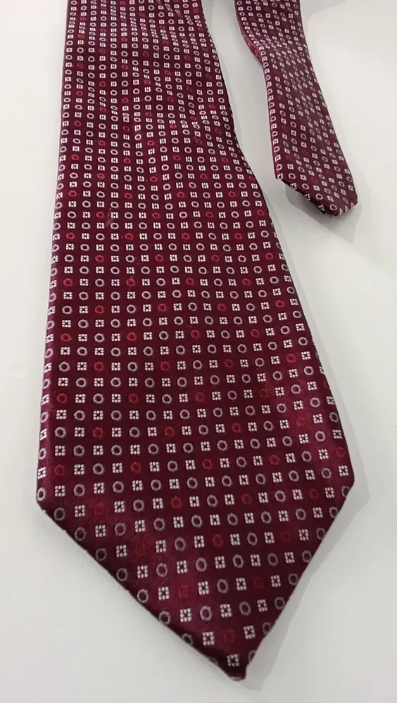 Gravata seda vinho Michael Kors