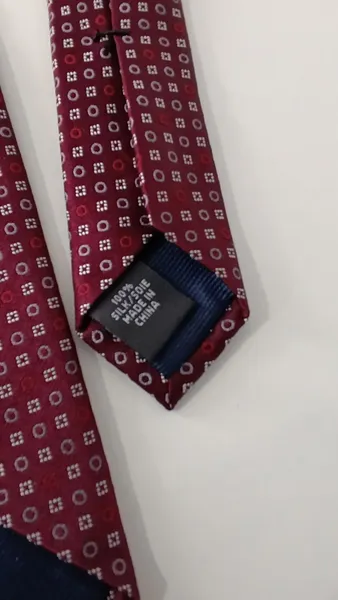 Gravata seda vinho Michael Kors