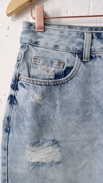 Saia jeans cintura alta Destroyer 38 You Com