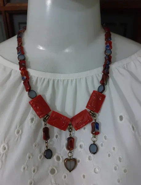 Conjunto Colar e pulseira estilo Retrô