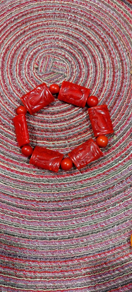 Conjunto Colar e pulseira estilo Retrô
