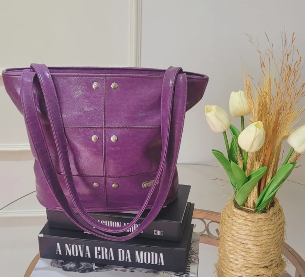 Bolsa Vintage Roxa