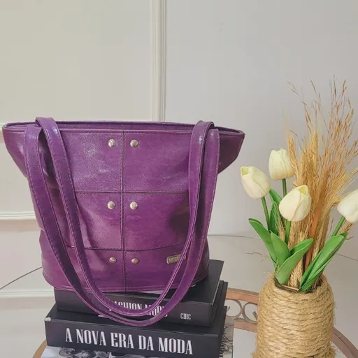 Bolsa Vintage Roxa