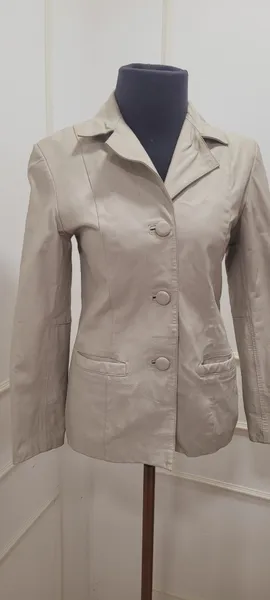 jaqueta couro off White