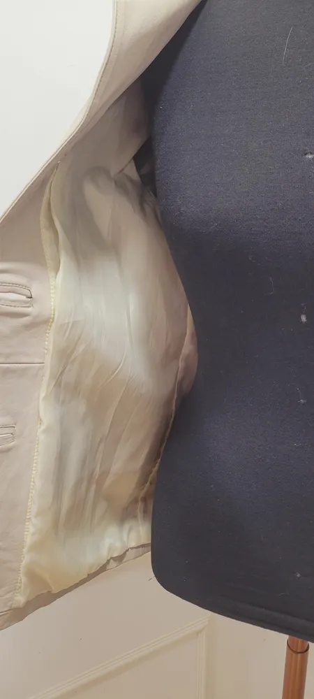 jaqueta couro off White