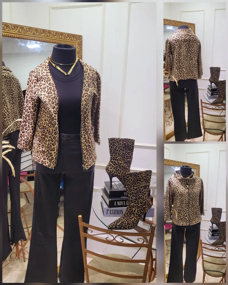 casaco animal Print