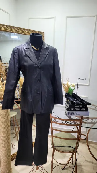 Blazer couro legítimo