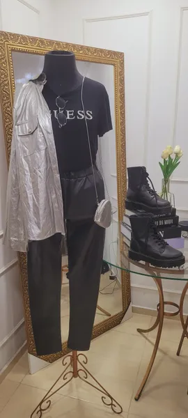 Calça couro Eco