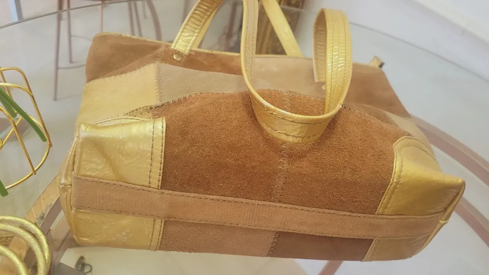 Bolsa Vintage  em couro