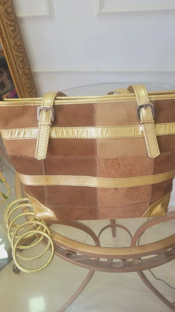 Bolsa Vintage  em couro
