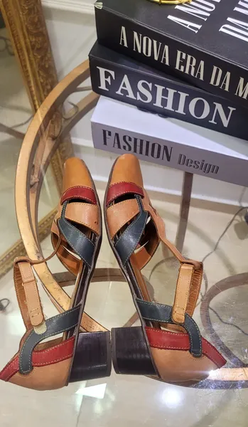 sapato vintage couro