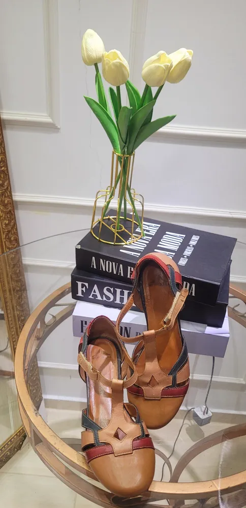 sapato vintage couro
