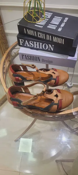sapato vintage couro